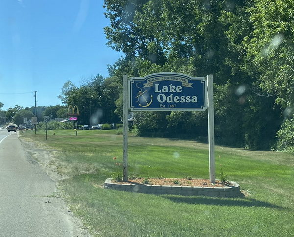 Lake Odessa - WELCOME TO TOWN (newer photo)